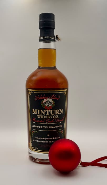 Minturn Holiday Blend with festive red ornament
