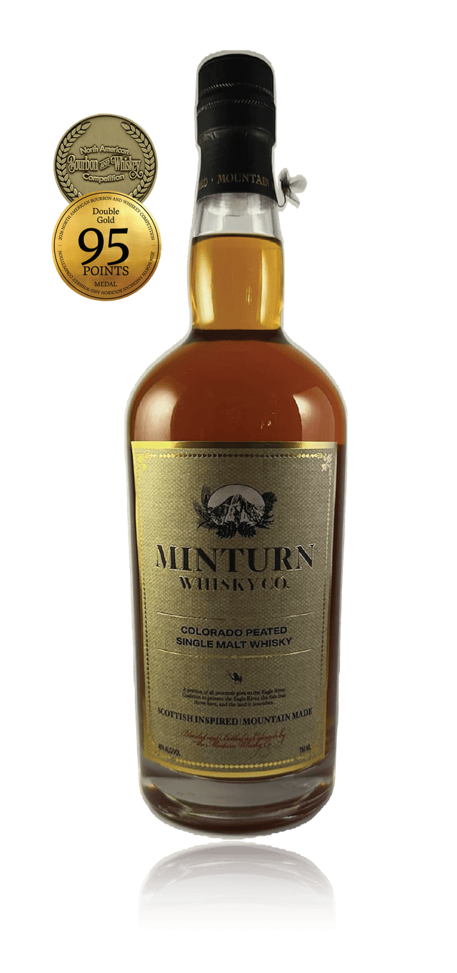 Colorado Peated Malt Whisky with 95 pt award